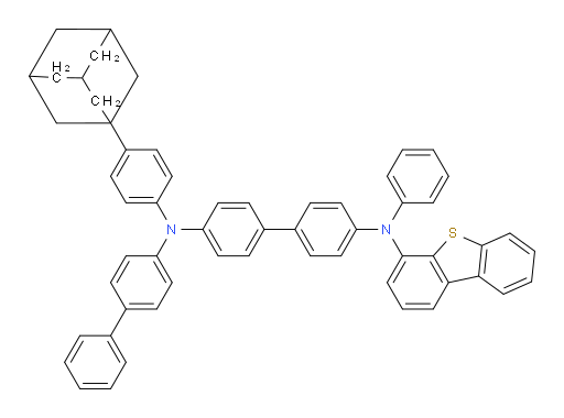N4-([1,1'-biphenyl]-4-yl)-N4-(4-(adamantan-1-yl)phenyl)-N4'-(dibenzo[b,d]thiophen-4-yl)-N4'-phenyl-[1,1'-biphenyl]-4,4'-diamine