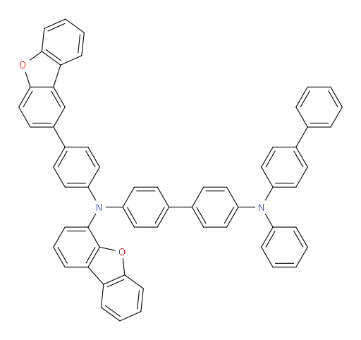 N4-([1,1'-biphenyl]-4-yl)-N4'-(4-(dibenzo[b,d]furan-2-yl)phenyl)-N4'-(dibenzo[b,d]furan-4-yl)-N4-phenyl-[1,1'-biphenyl]-4,4'-diamine