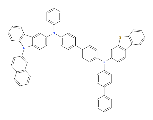 N4-([1,1'-biphenyl]-4-yl)-N4-(dibenzo[b,d]thiophen-3-yl)-N4'-(9-(naphthalen-2-yl)-9H-carbazol-3-yl)-N4'-phenyl-[1,1'-biphenyl]-4,4'-diamine