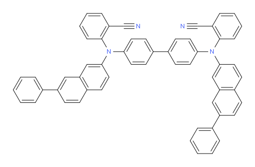 2,2'-([1,1'-biphenyl]-4,4'-diylbis((7-phenylnaphthalen-2-yl)azanediyl))dibenzonitrile
