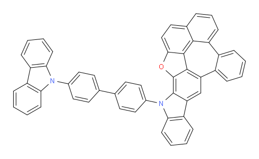 13-(4'-(9H-carbazol-9-yl)-[1,1'-biphenyl]-4-yl)-13H-14-oxa-13-azabenzo[6,7]naphtho[2',1',8':3,4,5]azuleno[1,8-ab]fluorene
