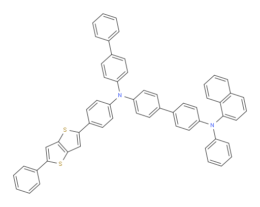 N4-([1,1'-biphenyl]-4-yl)-N4'-(naphthalen-1-yl)-N4'-phenyl-N4-(4-(5-phenylthieno[3,2-b]thiophen-2-yl)phenyl)-[1,1'-biphenyl]-4,4'-diamine