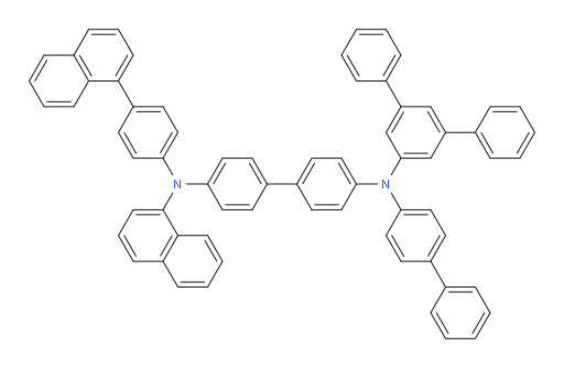N4-([1,1'-biphenyl]-4-yl)-N4-([1,1':3',1''-terphenyl]-5'-yl)-N4'-(naphthalen-1-yl)-N4'-(4-(naphthalen-1-yl)phenyl)-[1,1'-biphenyl]-4,4'-diamine