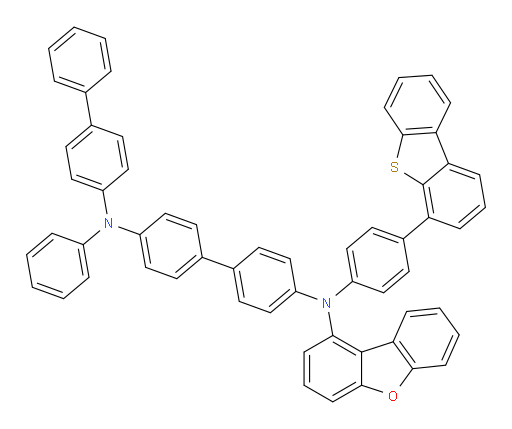 N4-([1,1'-biphenyl]-4-yl)-N4'-(dibenzo[b,d]furan-1-yl)-N4'-(4-(dibenzo[b,d]thiophen-4-yl)phenyl)-N4-phenyl-[1,1'-biphenyl]-4,4'-diamine