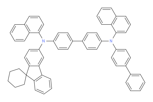 N4-([1,1'-biphenyl]-4-yl)-N4,N4'-di(naphthalen-1-yl)-N4'-(spiro[cyclohexane-1,9'-fluoren]-3'-yl)-[1,1'-biphenyl]-4,4'-diamine