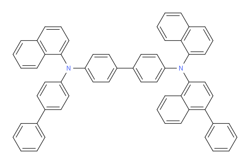 N4-([1,1'-biphenyl]-4-yl)-N4,N4'-di(naphthalen-1-yl)-N4'-(4-phenylnaphthalen-1-yl)-[1,1'-biphenyl]-4,4'-diamine