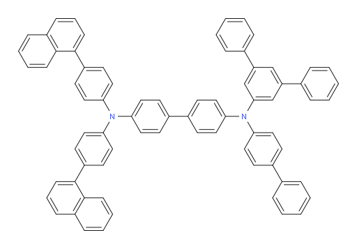N4-([1,1'-biphenyl]-4-yl)-N4-([1,1':3',1''-terphenyl]-5'-yl)-N4',N4'-bis(4-(naphthalen-1-yl)phenyl)-[1,1'-biphenyl]-4,4'-diamine