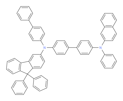 N4-([1,1'-biphenyl]-4-yl)-N4-(9,9-diphenyl-9H-fluoren-3-yl)-N4'-(naphthalen-2-yl)-N4'-phenyl-[1,1'-biphenyl]-4,4'-diamine