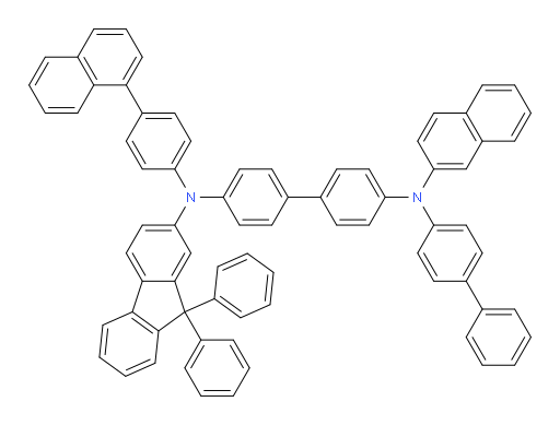 N4-([1,1'-biphenyl]-4-yl)-N4'-(9,9-diphenyl-9H-fluoren-2-yl)-N4'-(4-(naphthalen-1-yl)phenyl)-N4-(naphthalen-2-yl)-[1,1'-biphenyl]-4,4'-diamine