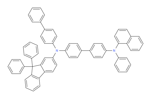 N4-([1,1'-biphenyl]-4-yl)-N4-(9,9-diphenyl-9H-fluoren-2-yl)-N4'-(naphthalen-1-yl)-N4'-phenyl-[1,1'-biphenyl]-4,4'-diamine