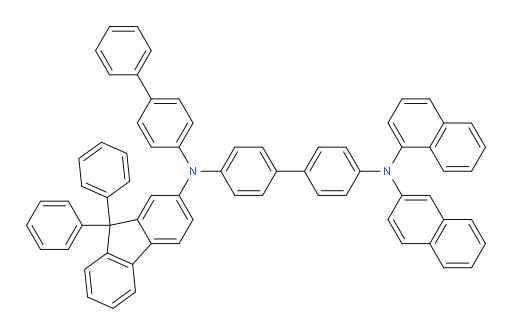 N4-([1,1'-biphenyl]-4-yl)-N4-(9,9-diphenyl-9H-fluoren-2-yl)-N4'-(naphthalen-1-yl)-N4'-(naphthalen-2-yl)-[1,1'-biphenyl]-4,4'-diamine