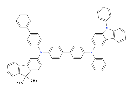 N4-([1,1'-biphenyl]-4-yl)-N4-(9,9-dimethyl-9H-fluoren-3-yl)-N4'-phenyl-N4'-(9-phenyl-9H-carbazol-3-yl)-[1,1'-biphenyl]-4,4'-diamine