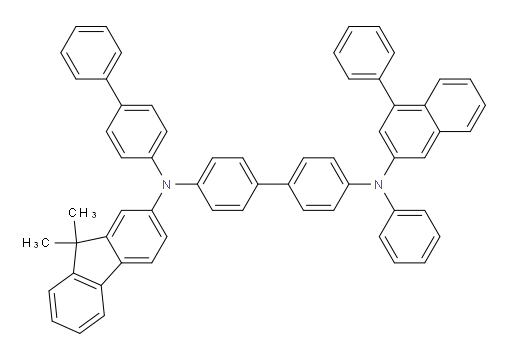 N4-([1,1'-biphenyl]-4-yl)-N4-(9,9-dimethyl-9H-fluoren-2-yl)-N4'-phenyl-N4'-(4-phenylnaphthalen-2-yl)-[1,1'-biphenyl]-4,4'-diamine