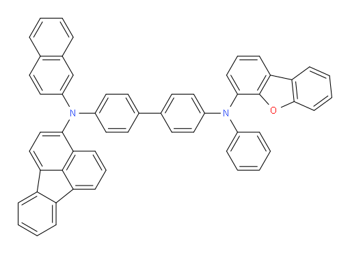 N4-(dibenzo[b,d]furan-4-yl)-N4'-(fluoranthen-3-yl)-N4'-(naphthalen-2-yl)-N4-phenyl-[1,1'-biphenyl]-4,4'-diamine