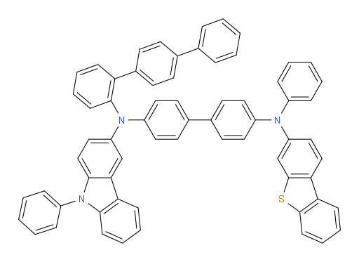 N4-([1,1':4',1''-terphenyl]-2-yl)-N4'-(dibenzo[b,d]thiophen-3-yl)-N4'-phenyl-N4-(9-phenyl-9H-carbazol-3-yl)-[1,1'-biphenyl]-4,4'-diamine
