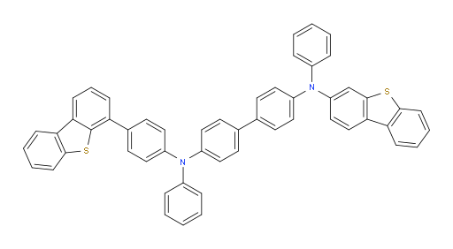 N4-(dibenzo[b,d]thiophen-3-yl)-N4'-(4-(dibenzo[b,d]thiophen-4-yl)phenyl)-N4,N4'-diphenyl-[1,1'-biphenyl]-4,4'-diamine