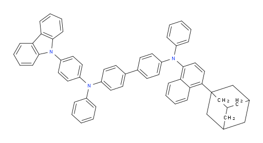 N4-(4-(9H-carbazol-9-yl)phenyl)-N4'-(4-(adamantan-1-yl)naphthalen-1-yl)-N4,N4'-diphenyl-[1,1'-biphenyl]-4,4'-diamine