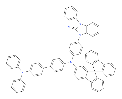 N4-(4-(5H-benzo[d]benzo[4,5]imidazo[1,2-a]imidazol-5-yl)phenyl)-N4-(9,9'-spirobi[fluoren]-7-yl)-N4',N4'-diphenyl-[1,1'-biphenyl]-4,4'-diamine