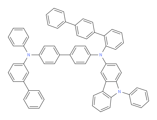 N4-([1,1'-biphenyl]-3-yl)-N4'-([1,1':4',1''-terphenyl]-2-yl)-N4-phenyl-N4'-(9-phenyl-9H-carbazol-3-yl)-[1,1'-biphenyl]-4,4'-diamine