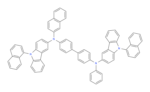 N4,N4'-bis(9-(naphthalen-1-yl)-9H-carbazol-3-yl)-N4-(naphthalen-2-yl)-N4'-phenyl-[1,1'-biphenyl]-4,4'-diamine