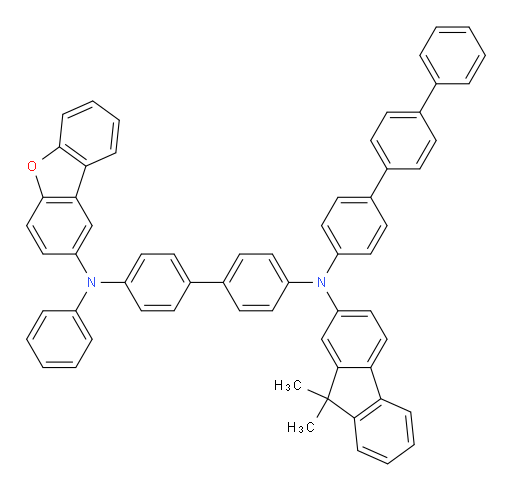 N4-([1,1':4',1''-terphenyl]-4-yl)-N4'-(dibenzo[b,d]furan-2-yl)-N4-(9,9-dimethyl-9H-fluoren-2-yl)-N4'-phenyl-[1,1'-biphenyl]-4,4'-diamine