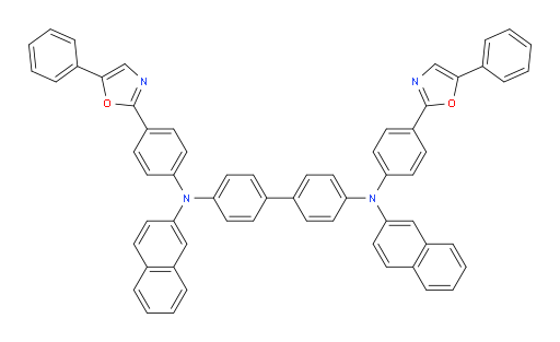 N4,N4'-di(naphthalen-2-yl)-N4,N4'-bis(4-(5-phenyloxazol-2-yl)phenyl)-[1,1'-biphenyl]-4,4'-diamine