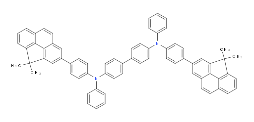 N4,N4'-bis(4-(4,4-dimethyl-4H-cyclopenta[def]phenanthren-2-yl)phenyl)-N4,N4'-diphenyl-[1,1'-biphenyl]-4,4'-diamine