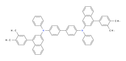 N4,N4'-bis(4-(3,4-dimethylphenyl)naphthalen-2-yl)-N4,N4'-diphenyl-[1,1'-biphenyl]-4,4'-diamine