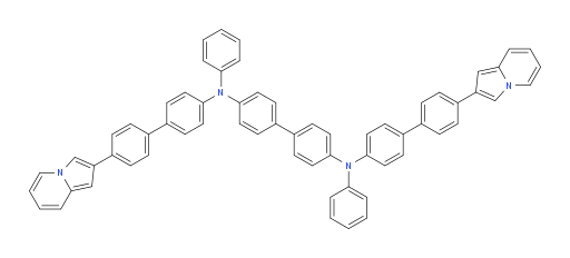 N4,N4'-bis(4'-(indolizin-2-yl)-[1,1'-biphenyl]-4-yl)-N4,N4'-diphenyl-[1,1'-biphenyl]-4,4'-diamine