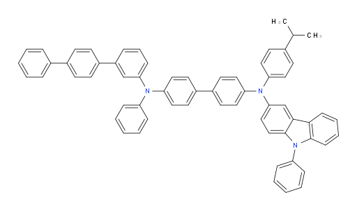 N4-([1,1':4',1''-terphenyl]-3-yl)-N4'-(4-isopropylphenyl)-N4-phenyl-N4'-(9-phenyl-9H-carbazol-3-yl)-[1,1'-biphenyl]-4,4'-diamine