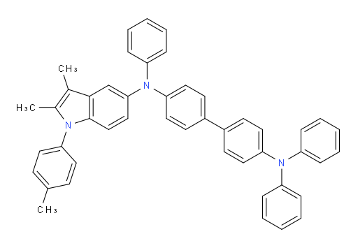 N4-(2,3-dimethyl-1-(p-tolyl)-1H-indol-5-yl)-N4,N4',N4'-triphenyl-[1,1'-biphenyl]-4,4'-diamine