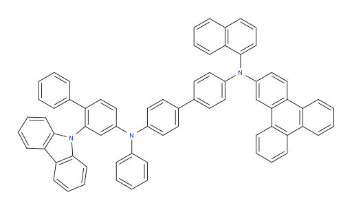 N4-(2-(9H-carbazol-9-yl)-[1,1'-biphenyl]-4-yl)-N4'-(naphthalen-1-yl)-N4-phenyl-N4'-(triphenylen-2-yl)-[1,1'-biphenyl]-4,4'-diamine