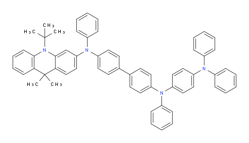 N4-(10-(tert-butyl)-9,9-dimethyl-9,10-dihydroacridin-3-yl)-N4'-(4-(diphenylamino)phenyl)-N4,N4'-diphenyl-[1,1'-biphenyl]-4,4'-diamine
