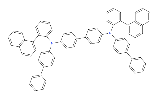 N4,N4'-di([1,1'-biphenyl]-4-yl)-N4,N4'-bis(2-(naphthalen-1-yl)phenyl)-[1,1'-biphenyl]-4,4'-diamine