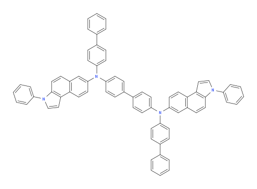 N4,N4'-di([1,1'-biphenyl]-4-yl)-N4,N4'-bis(3-phenyl-3H-benzo[e]indol-7-yl)-[1,1'-biphenyl]-4,4'-diamine