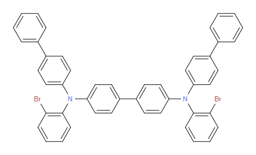 N4,N4'-di([1,1'-biphenyl]-4-yl)-N4,N4'-bis(2-bromophenyl)-[1,1'-biphenyl]-4,4'-diamine