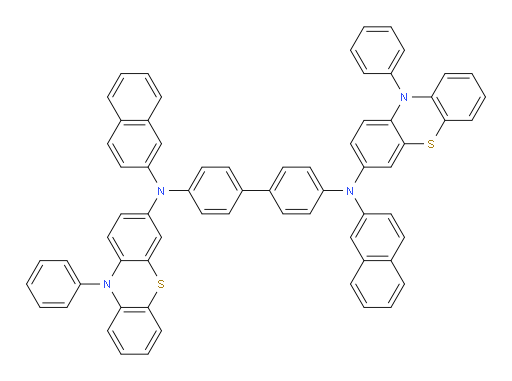 N4,N4'-di(naphthalen-2-yl)-N4,N4'-bis(10-phenyl-10H-phenothiazin-3-yl)-[1,1'-biphenyl]-4,4'-diamine