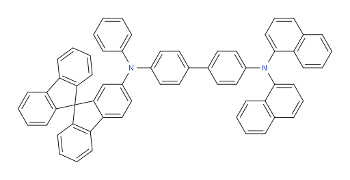 N4-(9,9'-spirobi[fluoren]-7-yl)-N4',N4'-di(naphthalen-1-yl)-N4-phenyl-[1,1'-biphenyl]-4,4'-diamine