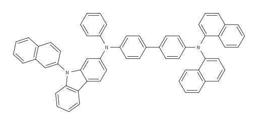 N4,N4-di(naphthalen-1-yl)-N4'-(9-(naphthalen-2-yl)-9H-carbazol-2-yl)-N4'-phenyl-[1,1'-biphenyl]-4,4'-diamine