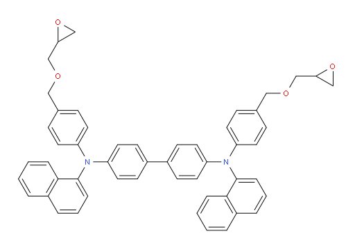 N4,N4'-di(naphthalen-1-yl)-N4,N4'-bis(4-((oxiran-2-ylmethoxy)methyl)phenyl)-[1,1'-biphenyl]-4,4'-diamine