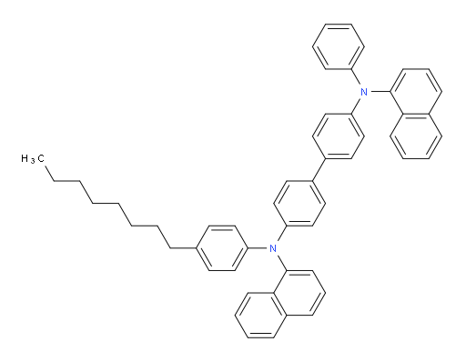 N4,N4'-di(naphthalen-1-yl)-N4-(4-octylphenyl)-N4'-phenyl-[1,1'-biphenyl]-4,4'-diamine