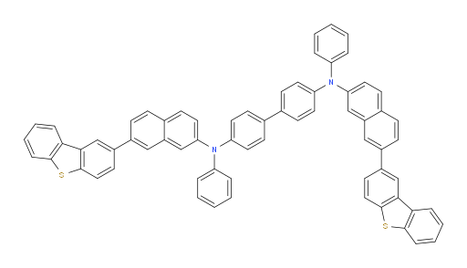 N4,N4'-bis(7-(dibenzo[b,d]thiophen-2-yl)naphthalen-2-yl)-N4,N4'-diphenyl-[1,1'-biphenyl]-4,4'-diamine