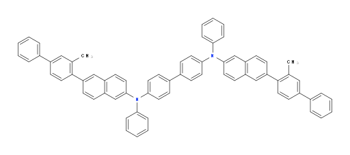 N4,N4'-bis(6-(3-methyl-[1,1'-biphenyl]-4-yl)naphthalen-2-yl)-N4,N4'-diphenyl-[1,1'-biphenyl]-4,4'-diamine