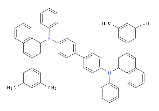 N4,N4'-bis(3-(3,5-dimethylphenyl)naphthalen-1-yl)-N4,N4'-diphenyl-[1,1'-biphenyl]-4,4'-diamine