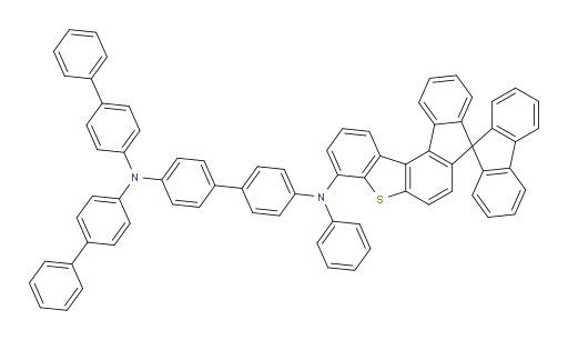 N4,N4-di([1,1'-biphenyl]-4-yl)-N4'-phenyl-N4'-(spiro[benzo[b]fluoreno[4,3-d]thiophene-8,9'-fluoren]-4-yl)-[1,1'-biphenyl]-4,4'-diamine