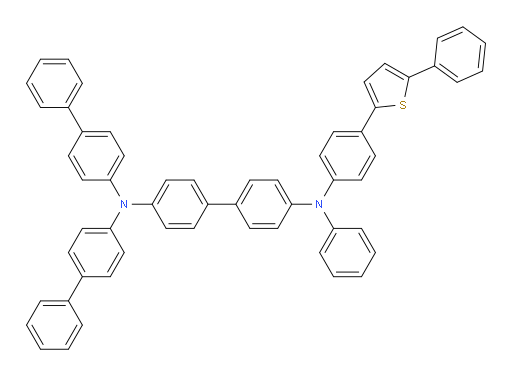 N4,N4-di([1,1'-biphenyl]-4-yl)-N4'-phenyl-N4'-(4-(5-phenylthiophen-2-yl)phenyl)-[1,1'-biphenyl]-4,4'-diamine