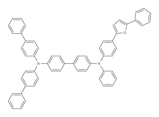 N4,N4-di([1,1'-biphenyl]-4-yl)-N4'-phenyl-N4'-(4-(5-phenylfuran-2-yl)phenyl)-[1,1'-biphenyl]-4,4'-diamine
