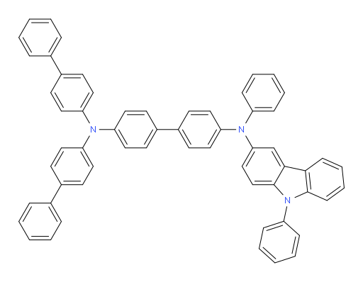 N4,N4-di([1,1'-biphenyl]-4-yl)-N4'-phenyl-N4'-(9-phenyl-9H-carbazol-3-yl)-[1,1'-biphenyl]-4,4'-diamine