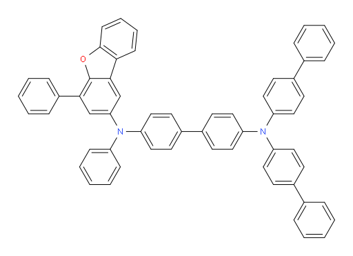 N4,N4-di([1,1'-biphenyl]-4-yl)-N4'-phenyl-N4'-(4-phenyldibenzo[b,d]furan-2-yl)-[1,1'-biphenyl]-4,4'-diamine