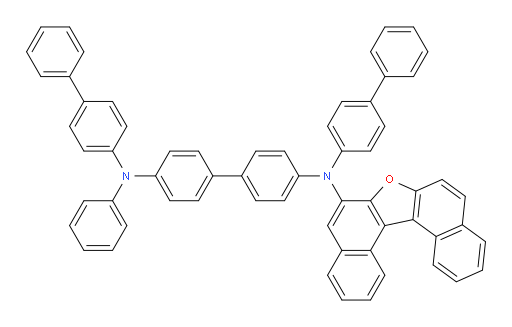 N4,N4'-di([1,1'-biphenyl]-4-yl)-N4-(dinaphtho[2,1-b:1',2'-d]furan-6-yl)-N4'-phenyl-[1,1'-biphenyl]-4,4'-diamine